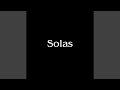 Solas Piano Version