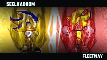 Positive Seelkadoom Vs Fleetway Sonic Part 1 | Stick Nodes Sprite anImation 