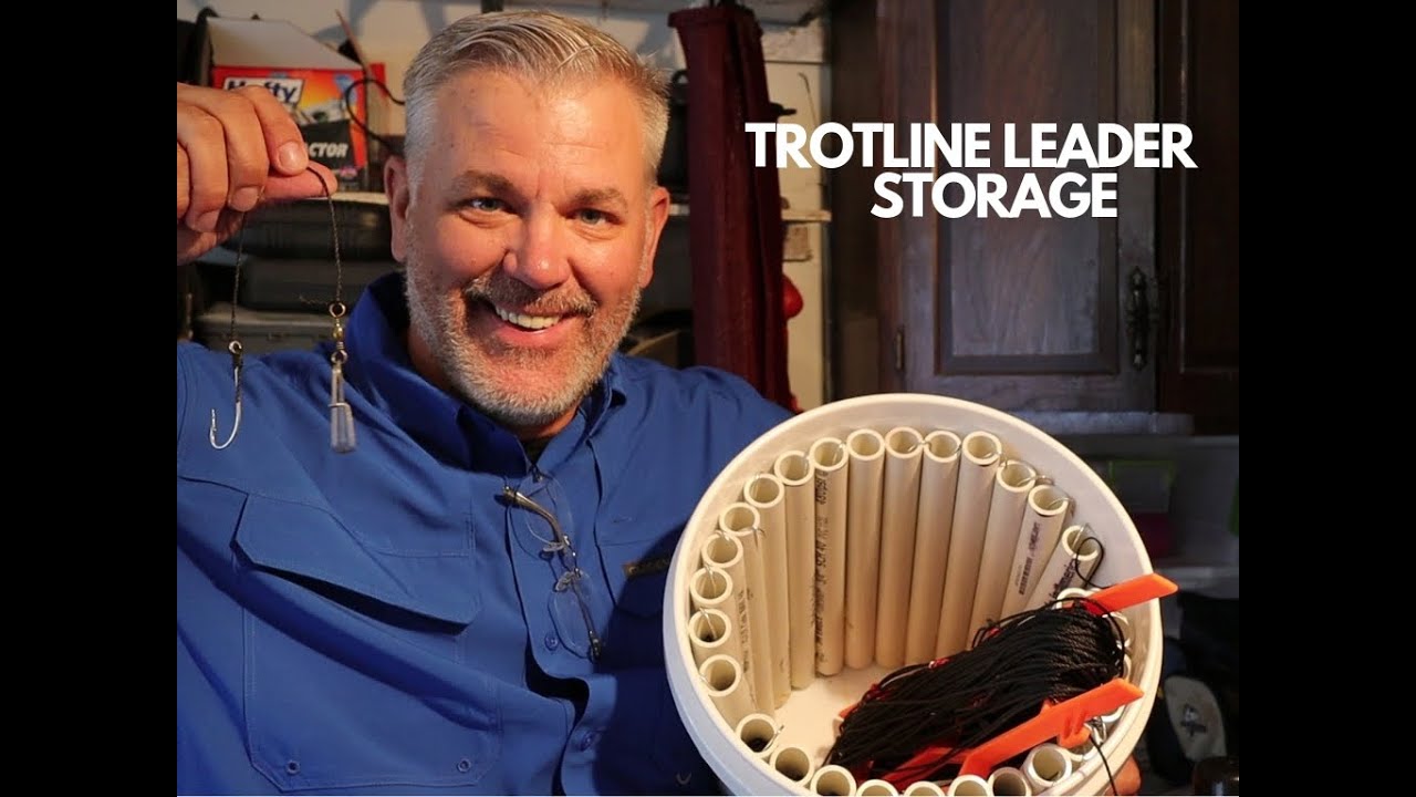 HOW TO MAKE YOUR TROTLINE STORAGE BUCKET USING PVC AND A BUCKET