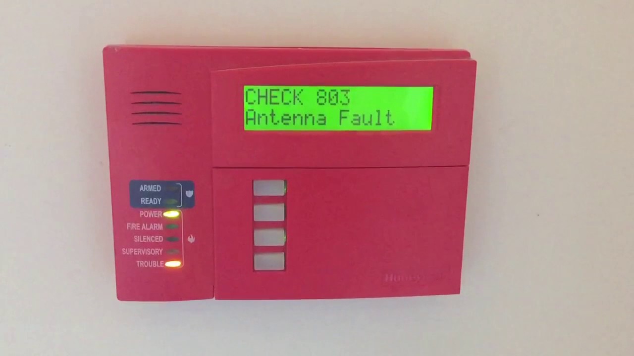 how to reset alarm after power fault honeywell galaxy