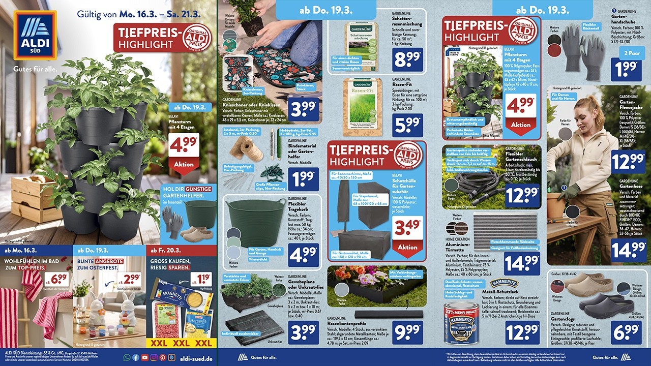 ALDI SÜD Prospekt ab Montag 16.03.2026! 😱 UNGLAUBLICHE PREISE! Alles durchgeblättert