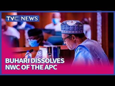 Breaking! Buhari Dissolves NWC Of The APC