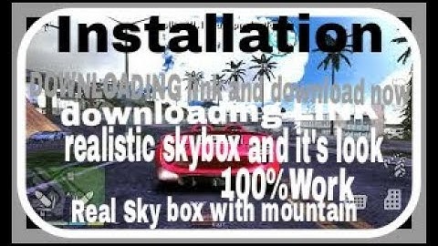 How to download skybox with mountain in gta sa/lite in android