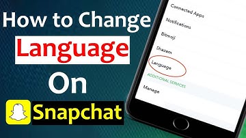 How to Change Language on Snapchat | Snapchat App Language Change karne ka tarika