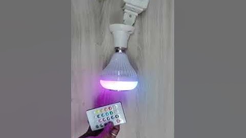Bluetooth Music Bulb Chalao Bina Remote Se  | LED Bulb With Bluetooth Speaker