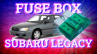 Subaru Legacy (1999-2004) fuse box diagrams