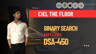 Ciel The Floor || Binary Search || Problem Solution [Array]