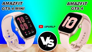 Amazfit GTS 4 mini vs Amazfit GTS 4: Specs Comparison