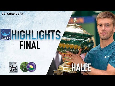 Highlights: Coric Stuns Federer To Lift Halle Title