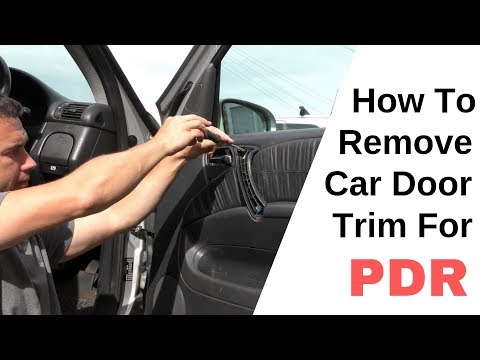 How To Remove Car Door Trim (R&I) For Paintless Dent Removal
