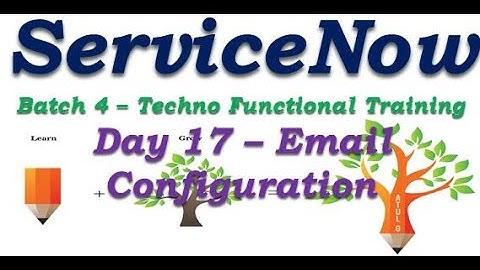 Batch4 :: Day 17||Email Configuration ||ServiceNow Functional Training ||Quebec #Shorts #Short