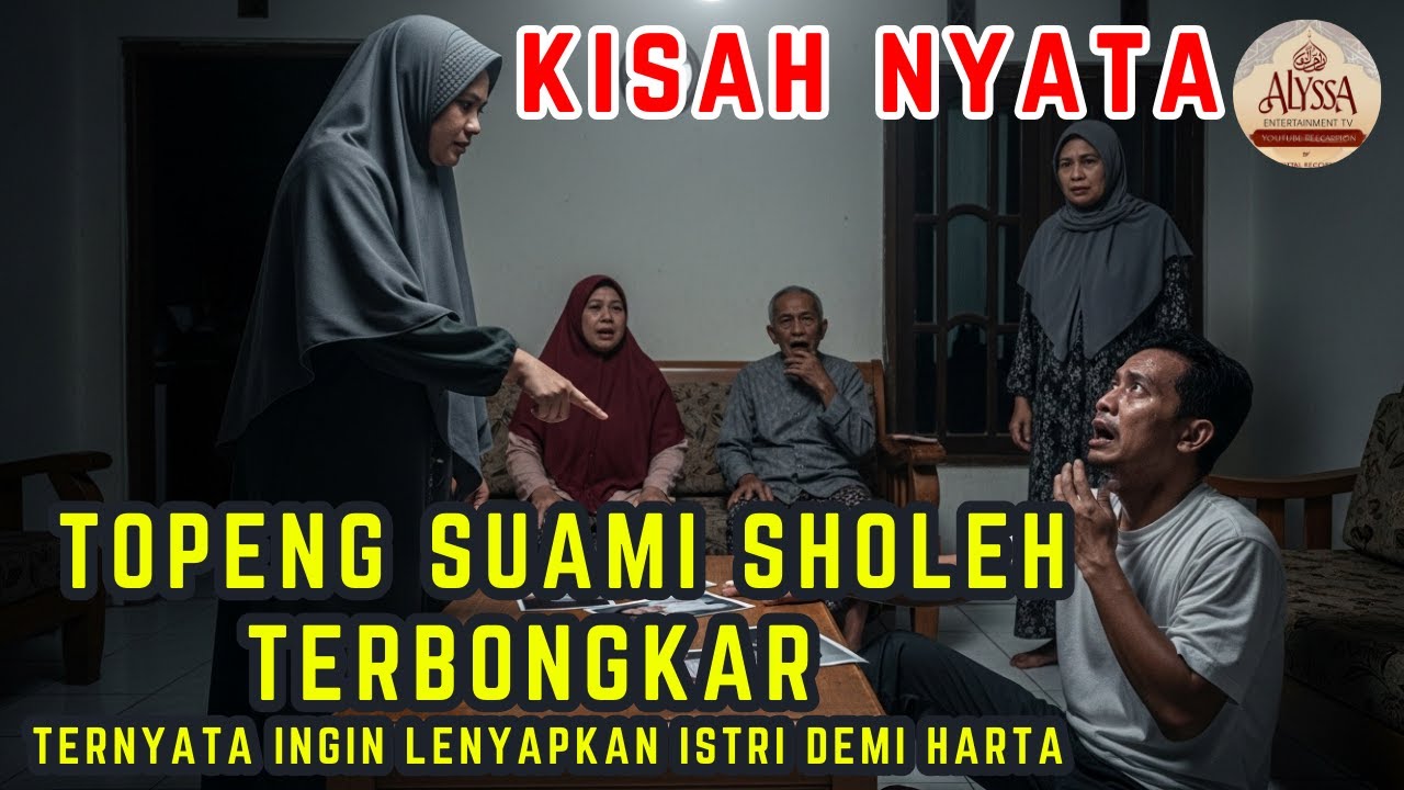 KISAH NYATA..! SUJUD PALSU TOPENG SUAMI SHOLEH TERBONGKAR, TERNYATA INGIN LENYAPKAN ISTRI DEMI HARTA
