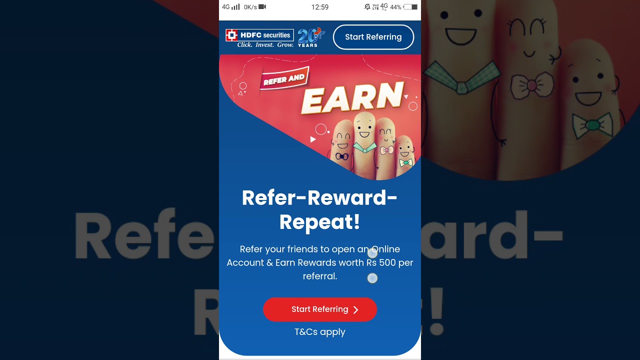 500 per refer and earn HDFC Securities....link in comments