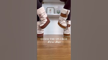 left or right boot the splurge?! head to the LTK app to see if you were right + links 🔗