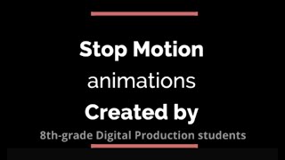 8th grade Animations Art Show 2022