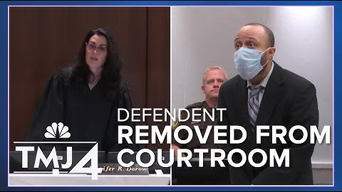 WATCH: Judge removes Darrell Brooks after he accuses her of making up the law