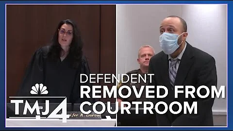 WATCH: Judge removes Darrell Brooks after he accuses her of making up the law