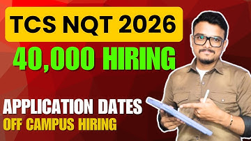 TCS NQT 2026 Hiring Guide | On-Campus & Off-Campus Placement | TCS NQT 2026