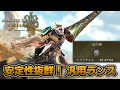 アルシュベルドを2分台で沈める安定した火力の汎用ランス装備の紹介！【モンハンワイルズ】