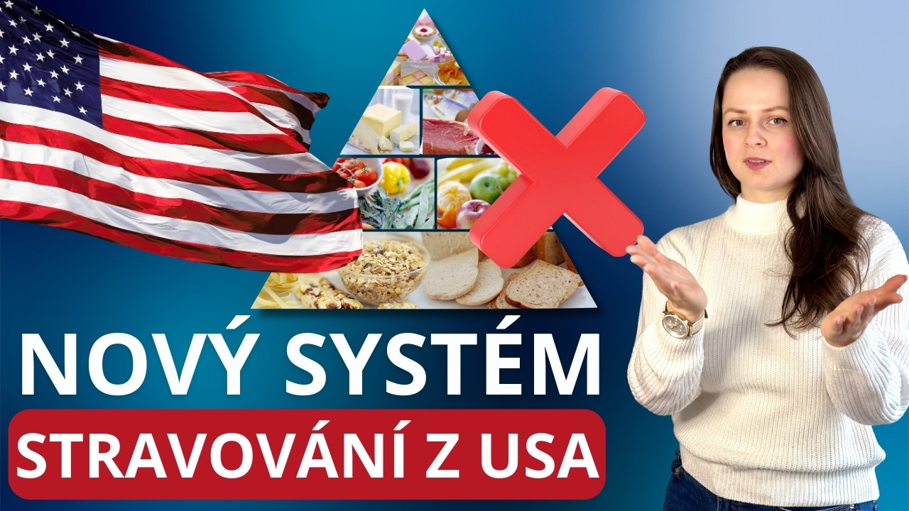 Nová potravinová pyramida z USA / Jak to změní NAŠE STRAVOVÁNÍ