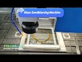 Laser Glass Sandblasting Machine #glassfactory #glassprocessing #glassprocessingmachinery 