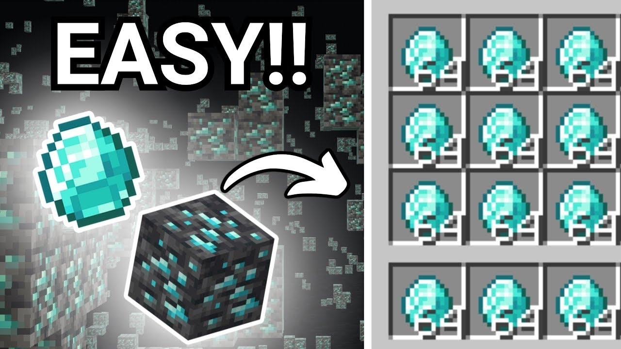 How to find diamonds in minecraft / How to find diamonds - YouTube
