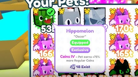 UNLOCKING HIPPOMELON | pet simulator x april fools event
