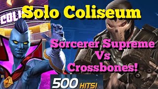 MCOC - Solo Coliseum - Sorcerer Supreme Vs Crossbones - Slow and Steady!
