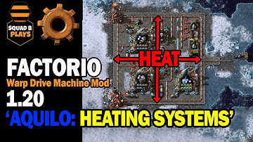 Aquilo Heating Designs to Survive the Cold - Warp Drive Machine Mod for Factorio Space Age