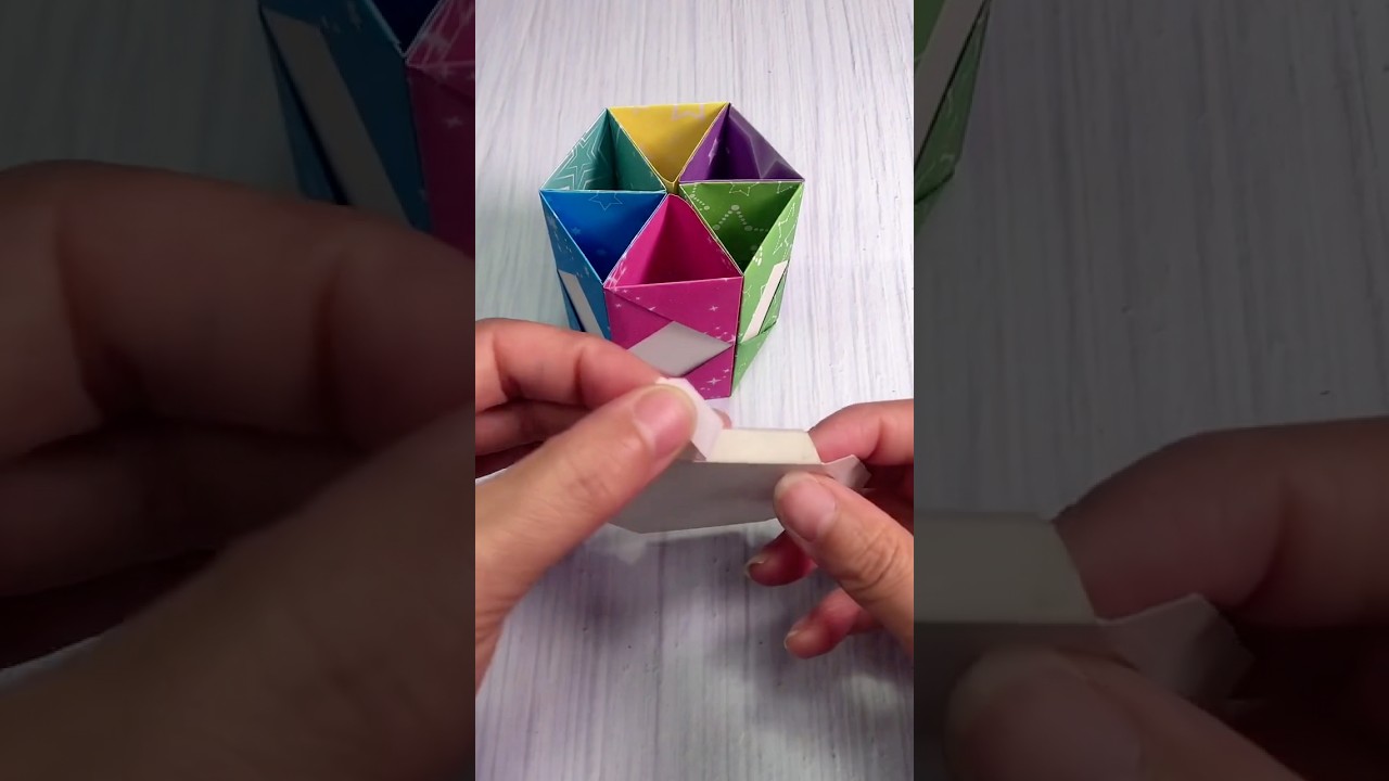 Making Of Pen Holder Box 5Minutes Craft 