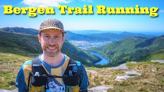 Trail running in Bergen Norway