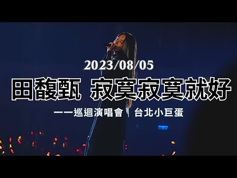 田馥甄 Hebe：寂寞寂寞就好 一一巡迴演唱會台北終場 Live 2023/08/05 特A1區