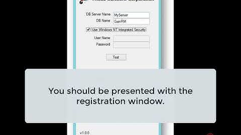 GainRM License Key Registration