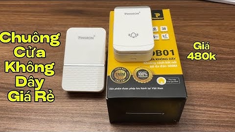 Chuông Cửa Không Dây Giá Rẻ PINGRON Hàng Chính Hãng Bảo Hành 1 Năm.