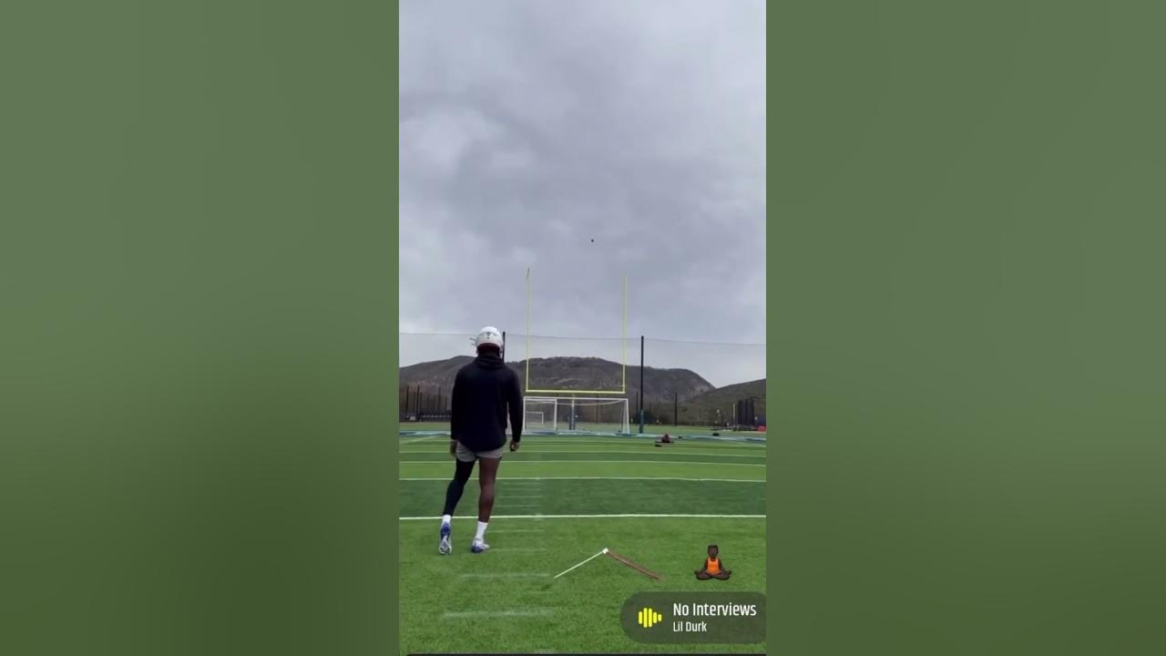 Example of perfect field goal form with trainee Eddie Ogamba YouTube