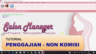 Tutorial Software Salon - Gaji Pokok, uang makan, lembur, bonus screenshot 2