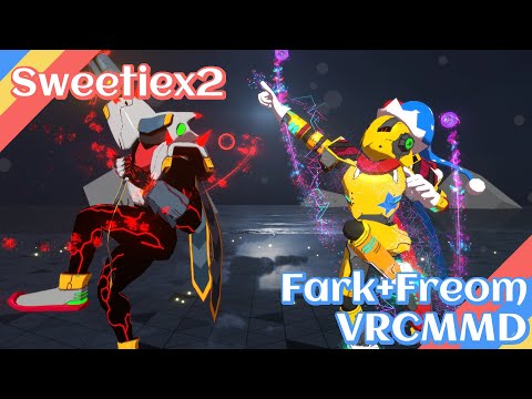 VRChat MMD: Dixie Flatline - Sweetiex2 (feat. MIKU) (Fark & Freom)