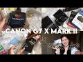 unboxing my new camera 📷 Canon G7 x Mark ii | LAZADA (Philippines)