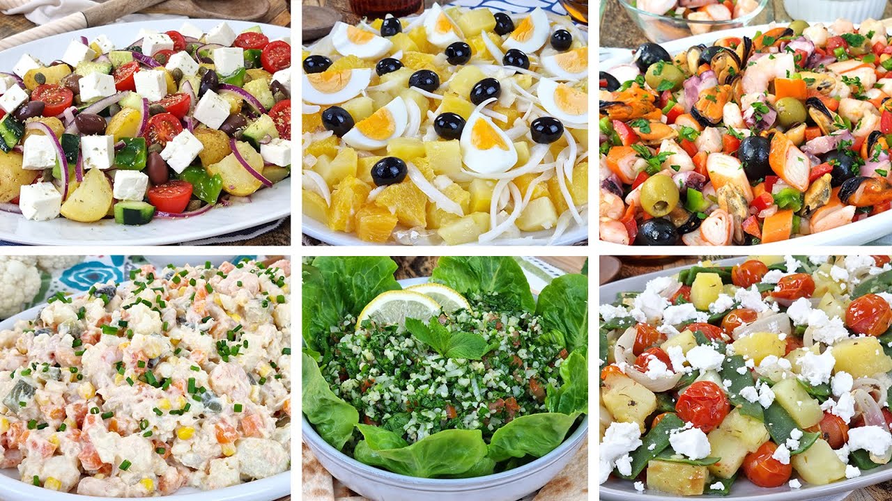 🌞 6 Ensaladas Fáciles y Sabrosas Para Disfrutar Todo El Verano 👌