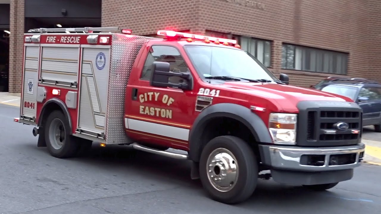 Easton Fire Department Rescue 2041 Responding YouTube