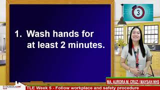 Famous GRADE 9 TLE (Q4W5) - FOLLOW WORKPLACE AND SAFETY PROCEDURE. Wealth