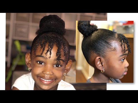 slick-bun-and-edges-tutorial,-with-curly-bangs-(little-girl-hairstyles)