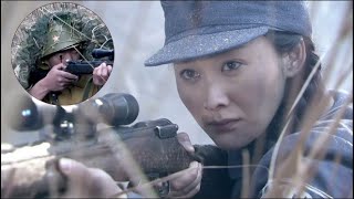 Anti-Japs Movie! Female sniper's precise shooting takes down hundreds of Japs, repelling their army!