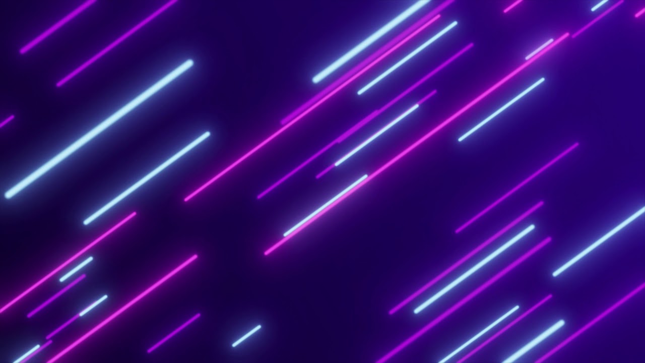 Neon Lines 4K Wallpaper