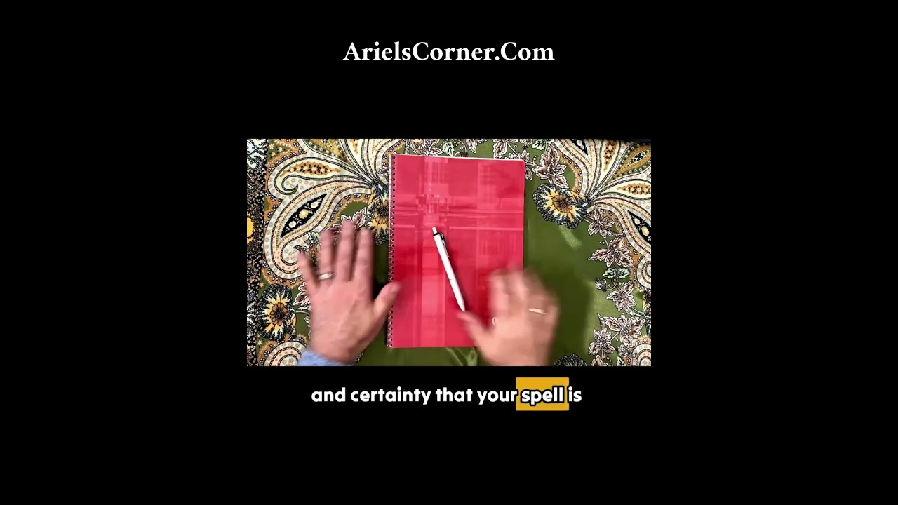 Simple Notebook Spell for Financial Prosperity