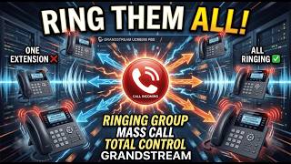 9 -🚀How to Create a Ring Group in Grandstream: ¡Make All Extensions Ring!