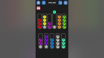 Ball Sort Puzzle by Guru Game: Levels 3386, 3387, 3388, 3389, 3390