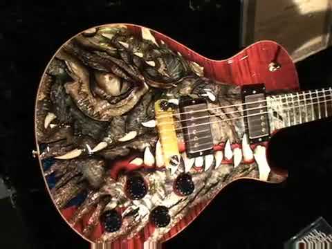 絶句。2002 PRS Dragon ！ 動画で現物見られるだけでも珍しいかも。 from Tokyo Guitar Show 2007レポート その１ #paulreedsmith