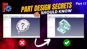 ✅Unlocking Part Design Magic in FreeCAD: Additive and Subtractive Tools for Beginners! ✨
