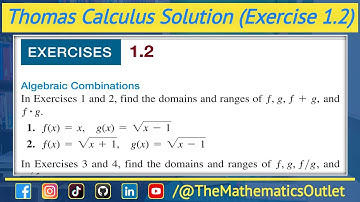 Thomas calculus Exercise 1.2 Q1, Q2 | Thomas calculus solution urdu hindi